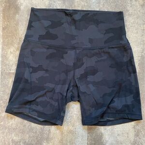 lululemon Align High-Rise Short 6”: Heritage 365 Camo Deep Coal Multi, 6